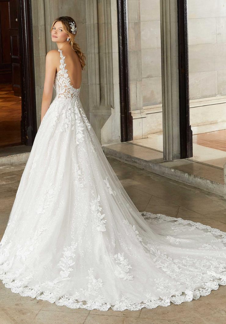 Morilee Bridal Wedding Dress Style 2037 Paladia Ivory Size 10 on Sale Now
